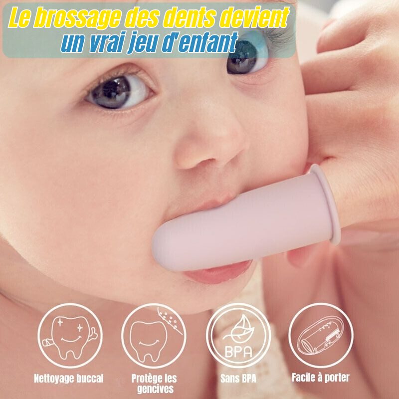 EasyToothbrush™ | Brosse à Dents à doigt pour Bébé