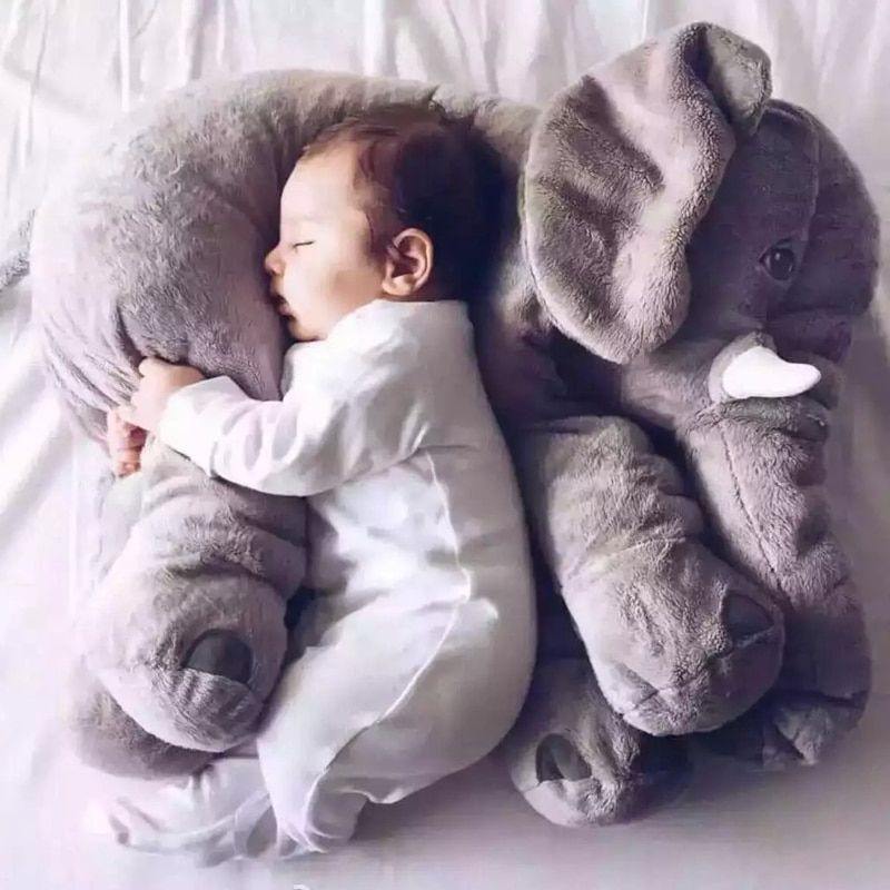 DimboBaby™ | L'Oreiller en Peluche Ultradoux en Forme d’Éléphant pour Bébé.