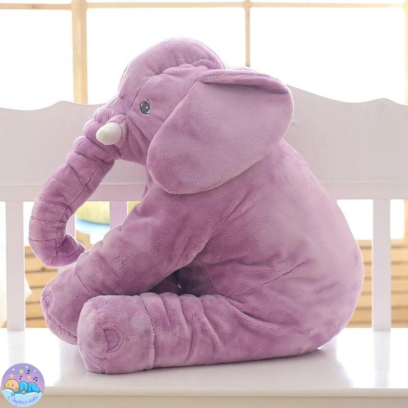 DimboBaby™ | L'Oreiller en Peluche Ultradoux en Forme d’Éléphant pour Bébé.