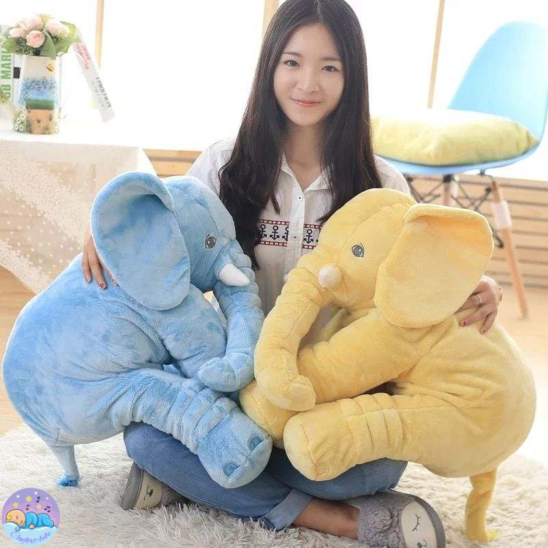 DimboBaby™ | L'Oreiller en Peluche Ultradoux en Forme d’Éléphant pour Bébé.