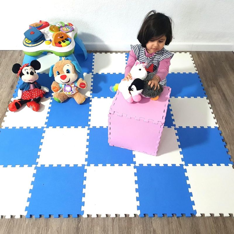 TapisPuzzle™ | Tapis de jeu en polymère pour enfants - 16 pcs