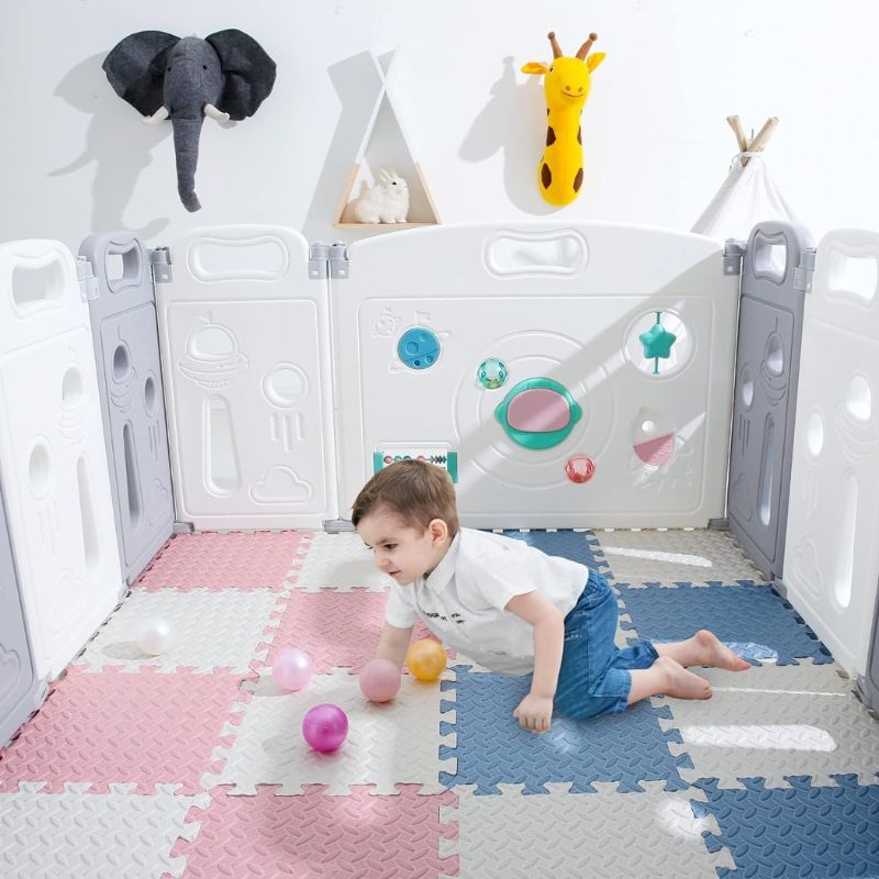 TapisPuzzle™ | Tapis de jeu en polymère pour enfants - 16 pcs