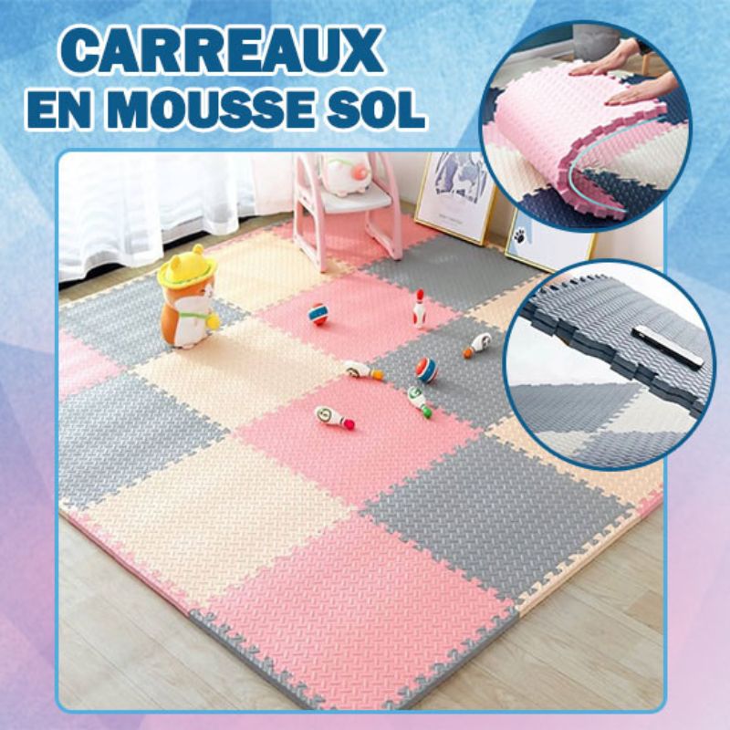 TapisPuzzle™ | Tapis de jeu en polymère pour enfants - 16 pcs