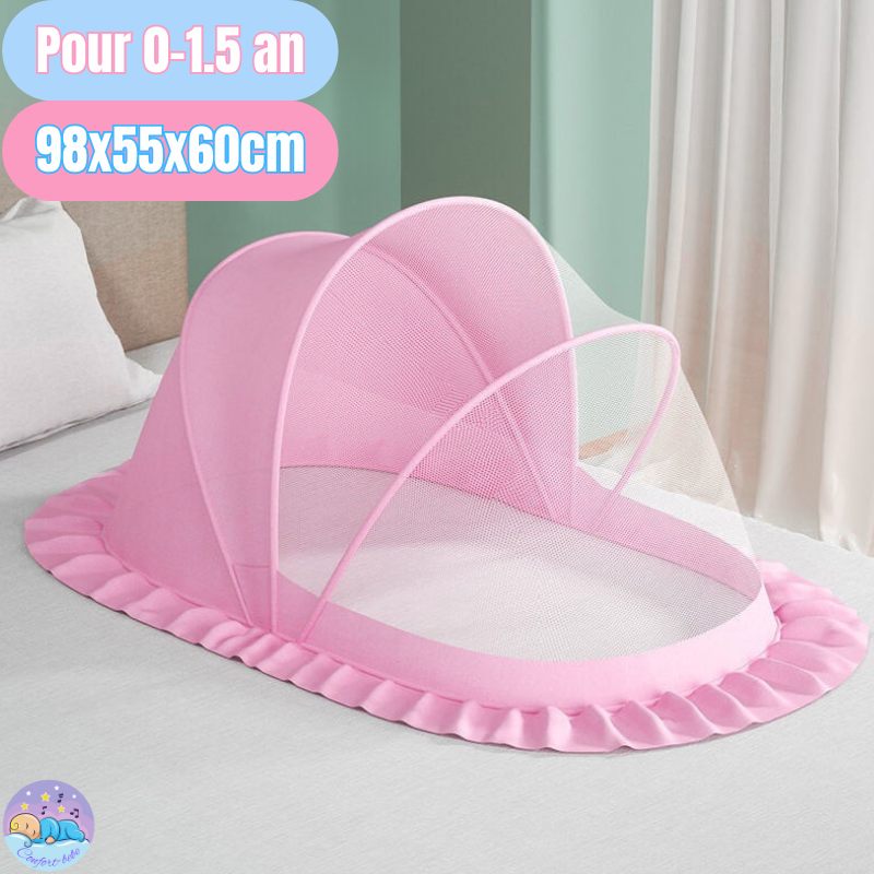 BabySafeNet™ | Moustiquaire pliable pour lit de bébé