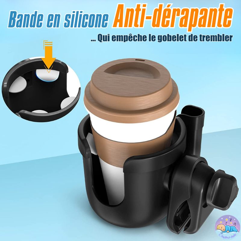 EASYCUPHOLDER™ | PORTE-GOBELET UNIVERSEL 2 EN 1